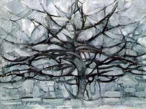 Piet Mondrian Gray Tree china oil painting image